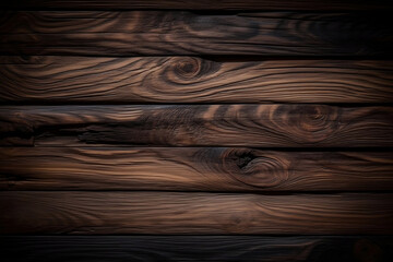 Fototapeta premium Moody Wood: Dark Wooden Texture for Dramatic Design. created with Generative AI