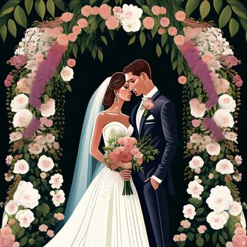 bride and groom