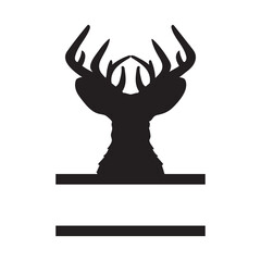 deer silhouette vector