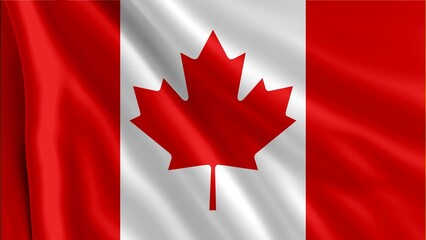 Fototapeta na wymiar Canada flag, the close-up flag of Burundi 