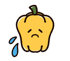 困っているパプリカのキャラクター