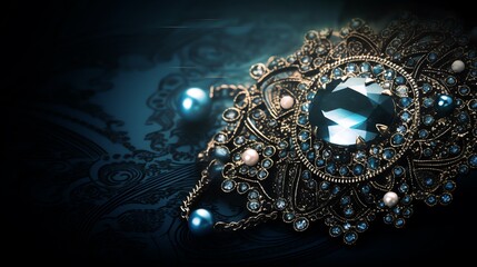 jewellery background - generative ai