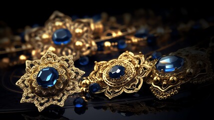Obraz premium jewellery background - generative ai