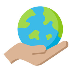 illustration of Save the Planet design Icon