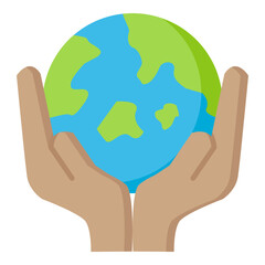 illustration of Save the Planet design Icon