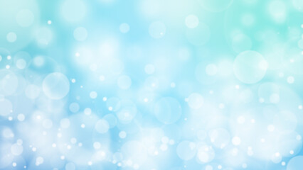  キラキラ輝く水色の背景イラスト