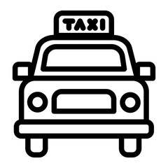  taxi line icon