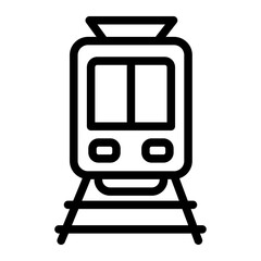 Tram line icon