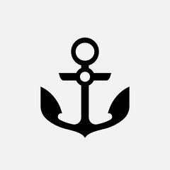 Anchor Icon. Sailor Symbol. Applied for Design Element, Presentation, Website or Application - Vector.  