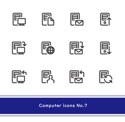 製品設計やアプリ開発やプログラミングに使える、シンプルで使いやすいIT系アイコンNo.7