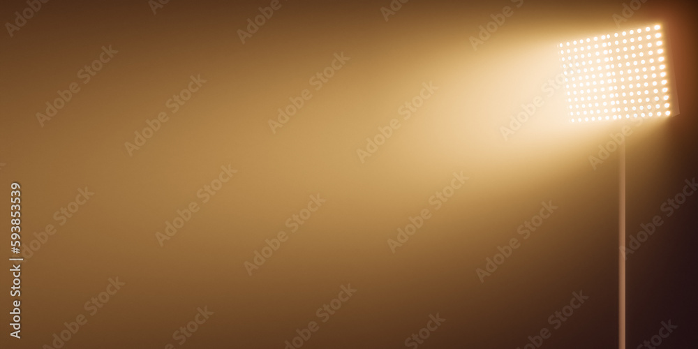 Aufkleber abstract wide foggy light studio background with professional lighting equipment and mock up place. 