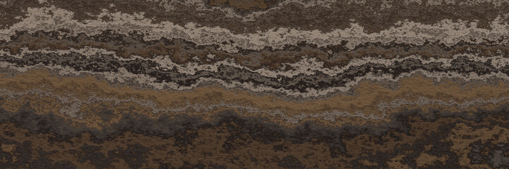Brown weathered rock surface texture.