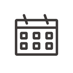 Calendar. Appointment list. Schedule. Vector.