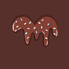 Cute Kawaii Various dessert characters Cute chocolate logo icon sweet 