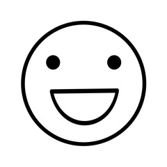 Face emoji vector illustration 