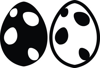 Obraz premium Dinosaur egg icon on white background. Birth symbol. Egg sign. flat style.