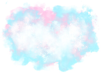 cloud smoke powder gradient with transparent background