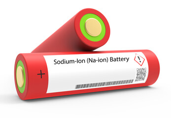 Sodium-ion (Na-ion) Battery A sodium-ion battery is a type of rechargeable battery that uses sodium ions to store energy. It is a promising alternative to Li-ion  - obrazy, fototapety, plakaty