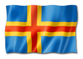 Aland Islands flag, Finland