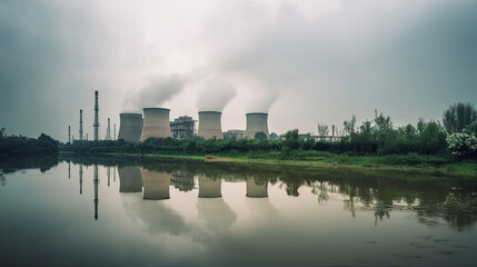 Thermal power station and industry pollution