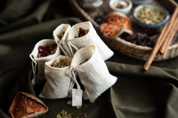 Herbal medicine, phytotherapy medicinal herbs For preparation of infusions, decoctions, tea, dried herbs Ready to brew