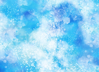 Fototapeta na wymiar 幻想的で暖かい雪のイメージテクスチャ2