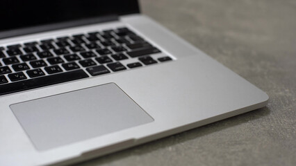 Connect a usb flash drive key to the port of a laptop pc computer.