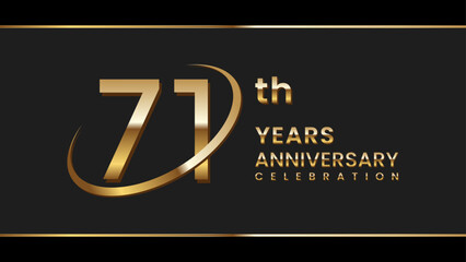 71th anniversary logo