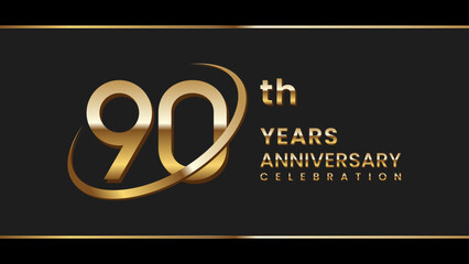 90th anniversary logo