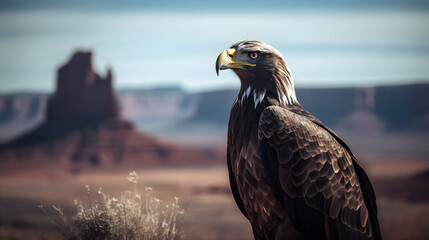 Fototapeta premium eagle in the sky