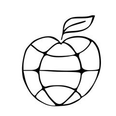 Icon about energetic transition. Sustainable development. Net zero. Safe planet 