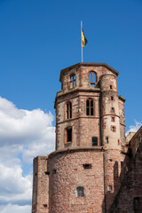 a tower of the castle at Heidelberg Germany
