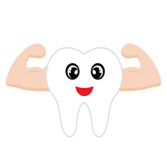 tooth vector image