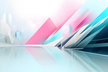 Background for presentations in modern, futuristic and minimalist style, Generative AI