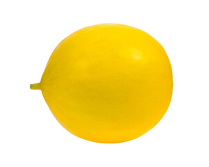 Yellow melon isolated on transparent png