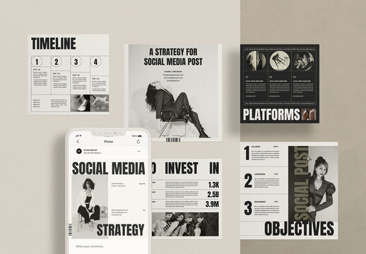 Social Media Strategy Post Template