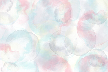 abstract watercolor background with flowers