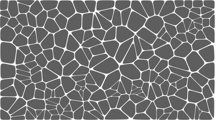 Abstract voronoi blocks cell pattern. Geometric vector background design wallpaper