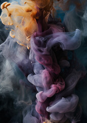 Fototapeta premium neon colorful colourful smoke mist 