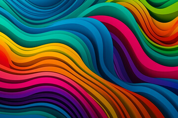 colorful vector illustration background. Generative AI