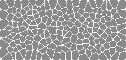 Abstract voronoi blocks cell pattern. Geometric vector background design wallpaper