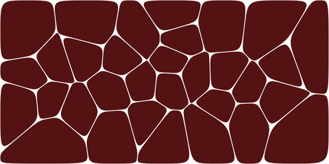 Abstract voronoi blocks cell pattern. Geometric vector background design wallpaper