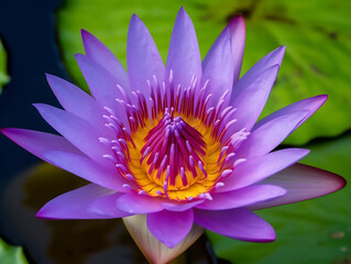 a photography of Pink Lotus flower