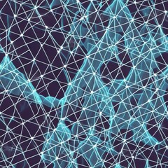 Global network connections with points and lines. Wireframe background. Abstract connection structure. Polygonal space background, illustration