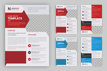 Corporate Case Study Brochure Template Design