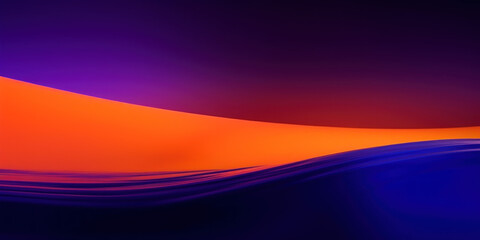 fond coloré orange et violet d'une onde abstraite dégradée