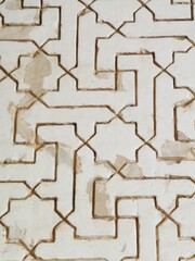 Moorish pattern in a Granada wall 