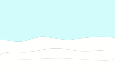Hintergrund mit weißen Bergen in Wellenform 