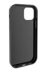Black Mobile Phone Plastic Case, 3D rendering