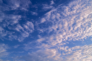 Blue sky with clouds